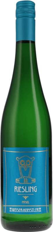 Envio grátis | Vinho branco Weiser Künstler Seco Q.b.A. Mosel Mosel Alemanha Riesling 75 cl