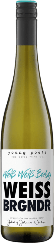 17,95 € Envio grátis | Vinho branco Young Poets Weiss Weiss Baby Seco I.G. Baden