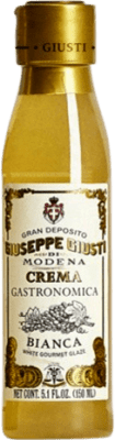 10,95 € Envío gratis | Vinagre Giuseppe Giusti Bianco — Blanco, Balsámico, Crema D.O.C. Modena Botellín 15 cl