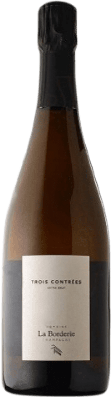66,95 € Free Shipping | White sparkling Domaine la Borderie. Trois Contrées Brut Grand Reserve A.O.C. Champagne