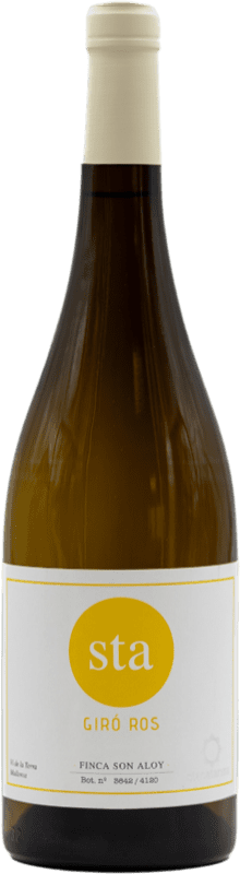 Envio grátis | Vinho branco Santa Catarina Sta D.O. Binissalem Maiorca Espanha Giró Ros 75 cl