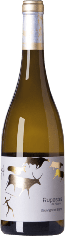 Бесплатная доставка | Белое вино Santa Cruz de Alpera Rupestre D.O. Almansa Испания Sauvignon White 75 cl