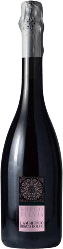 送料無料 | ロゼスパークリングワイン Borgofulvia Rosado 甘い I.G.T. Emilia Romagna エミリア=ロマーニャ イタリア Lambrusco 75 cl