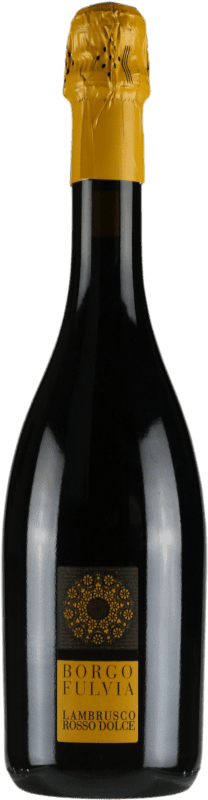 Envoi gratuit | Rouge mousseux Borgofulvia Tinto Doux I.G.T. Emilia Romagna Émilie-Romagne Italie Lambrusco 75 cl