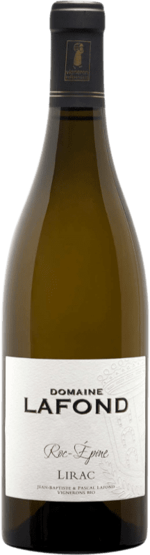 Бесплатная доставка | Белое вино Domaine Lafond Roc Epine Blanc A.O.C. Lirac Рона Франция Grenache, Roussanne, Viognier 75 cl