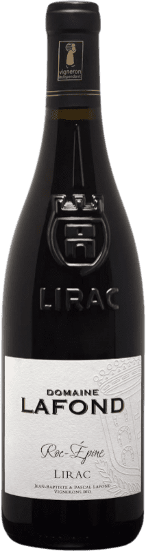 Бесплатная доставка | Красное вино Domaine Lafond Roc Epine Rouge A.O.C. Lirac Рона Франция Syrah, Grenache 75 cl