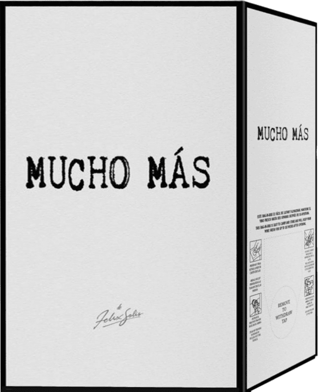 19,95 € 送料無料 | 白ワイン Félix Solís Mucho Más Blanco ボトル Jéroboam-ダブルマグナム 3 L