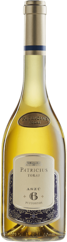 Envío gratis | Vino Dulce Patricius. Tokaji Aszú 6 Puttonyos I.G. Tokaj-Hegyalja Tokaj-Hegyalja Hungría Furmint Botella Medium 50 cl