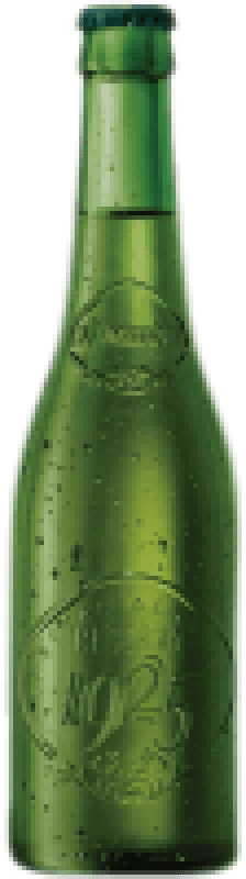 12,95 € Бесплатная доставка | Коробка из 6 единиц Пиво Alhambra Резерва Бутылка на треть 33 cl