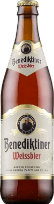 11,95 € | 盒装6个 啤酒 Benediktiner Weissbräu 德国 中瓶装 50 cl