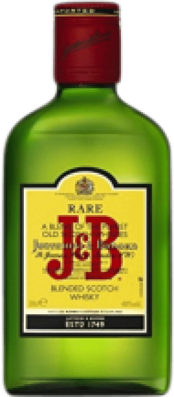 25,95 € Kostenloser Versand | 3 Einheiten Box Whiskey Blended J&B Kleine Flachmann 20 cl
