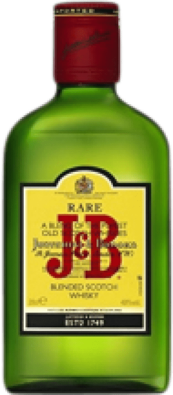 19,95 € | 3 Einheiten Box Whiskey Blended J&B Schottland Großbritannien Flachmann Flasche 20 cl