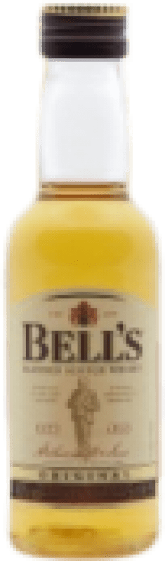 23,95 € Free Shipping | 12 units box Whisky Blended Bell's Miniature Bottle 5 cl