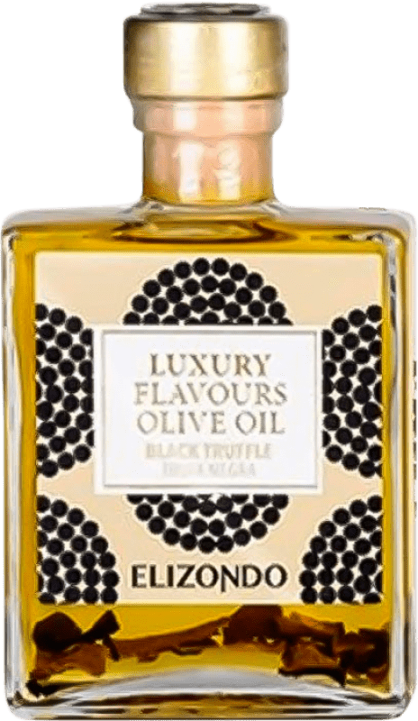 Spedizione Gratuita | Olio d'Oliva Elizondo Luxury — Lusso Spagna Bottiglietta 20 cl Trufa Negra — Tartufo Nero