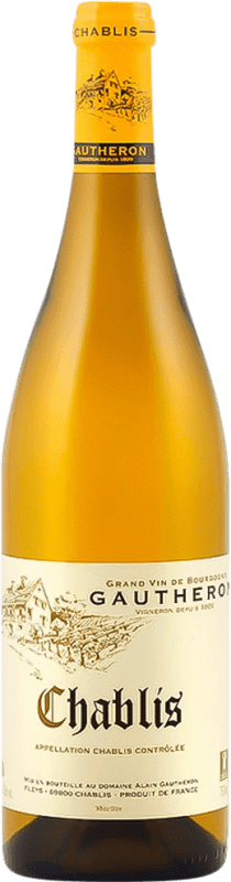 Envoi gratuit | Vin blanc Gautheron A.O.C. Chablis France Chardonnay 75 cl