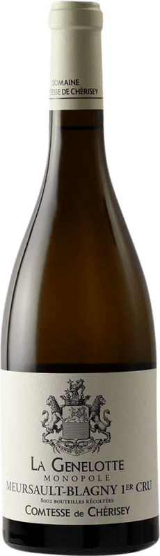 Envoi gratuit | Vin Blanc Cherisey La Genelotte Blagny 1er Premier Cru, Monopole A.O.C. Meursault France Chardonnay Bouteille Magnum 1,5 L