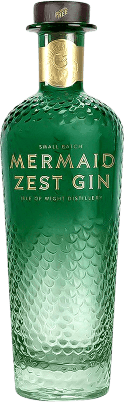 Бесплатная доставка | Джин Mermaid Small Batch Zest Gin Объединенное Королевство 70 cl