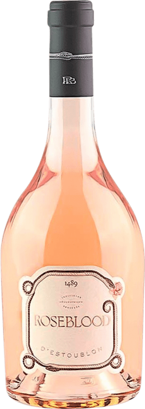 Envio grátis | Vinho Rosé Roseblood. D'Estoublon Rosé Piemonte França Garnacha — Grenache, Cinsault, Tibouren 75 cl