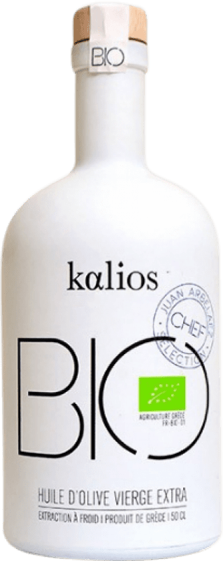 39,95 € Envio grátis | Azeite de Oliva Chorio. Kalios Bio Vidrio Garrafa Medium 50 cl