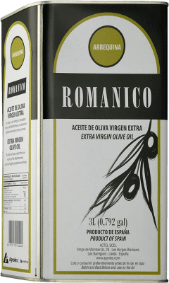 オリーブオイル Actel Románico Arbequina 大きな缶 3 L