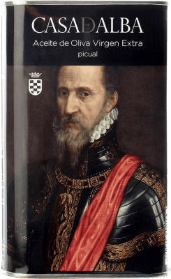 227,95 € 送料無料 | 20個入りボックス オリーブオイル Casa de Alba Duque Tiziano EVOO エキストラバージン 缶 50 cl