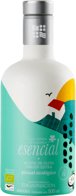 Olio d'Oliva Encarnación Esencial Verde Temprano Ecológico Vidrio Biologico 50 cl