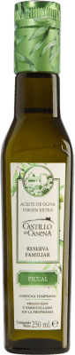 166,95 € Spedizione Gratuita | Scatola da 12 unità Olio d'Oliva Castillo de Canena Reserva Familiar Vidrio Piccola Bottiglia 25 cl