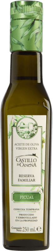 119,95 € Free Shipping | 12 units box Olive Oil Castillo de Canena EVOO Extra Virgin Family Reserve Small Bottle 25 cl Glass