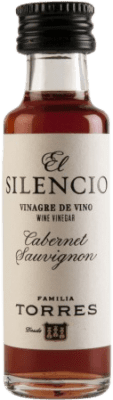 Envio grátis | Caixa de 242 unidades Vinagre Familia Torres El Silencio Catalunha Espanha Cabernet Sauvignon Garrafa Miniatura 2 cl Vidro