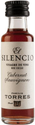 Vinagre Caja de 242 unidades Familia Torres El Silencio Tinto Vidrio Cabernet Sauvignon Botellín Miniatura 2 cl