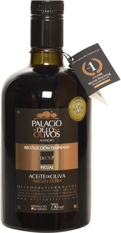 Envío gratis | Aceite de Oliva Olivapalacios Vidrio Castilla la Mancha España Picual 75 cl