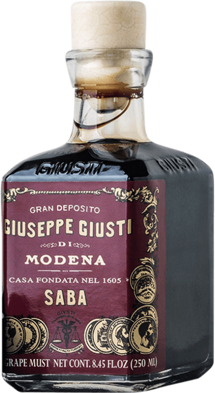 Free Shipping | Vinegar Giuseppe Giusti Saba Italy Small Bottle 25 cl Glass