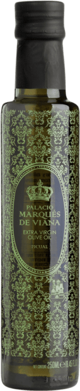 Envio grátis | Azeite de Oliva Palacio Marqués de Viana Vidrio Andaluzia Espanha Picual Garrafa Pequena 25 cl