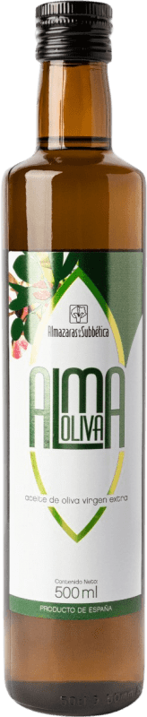 10,95 € Envío gratis | Aceite de Oliva Almazaras de la Subbética Almaoliva Vidrio Botella Medium 50 cl
