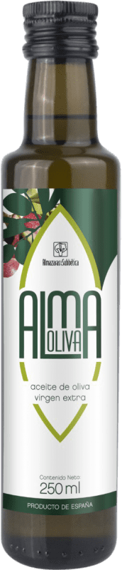 2,95 € Free Shipping | Olive Oil Almazaras de la Subbética Almaoliva EVOO Extra Virgin Small Bottle 25 cl Glass