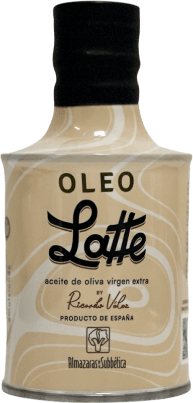 13,95 € Envío gratis | Aceite de Oliva Almazaras de la Subbética Oleo Latte D.O.P. Priego de Córdoba Botellín 25 cl