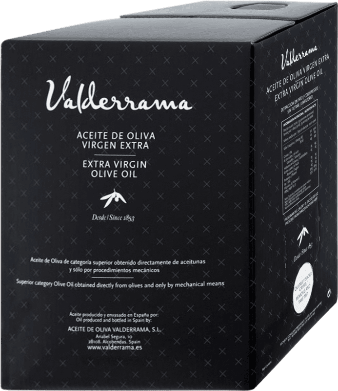 36,95 € | Olio d'Oliva Valderrama EVO Extra Vergine Castilla-La Mancha Spagna Arbequina Bag in Box 2 L