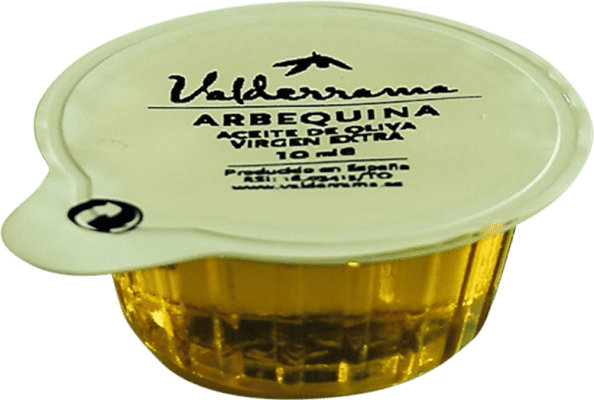79,95 € | Boîte de 360 unités Huile d'Olive Valderrama Cápsulas HOVE Vierge Extra Castilla La Mancha Espagne Arbequina Monodose 1 cl