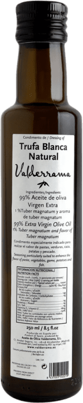 Spedizione Gratuita | Olio d'Oliva Valderrama EVO Extra Vergine Castilla-La Mancha Spagna Royal Bottiglietta 25 cl Vetro Trufa Blanca — Tartufo Bianco