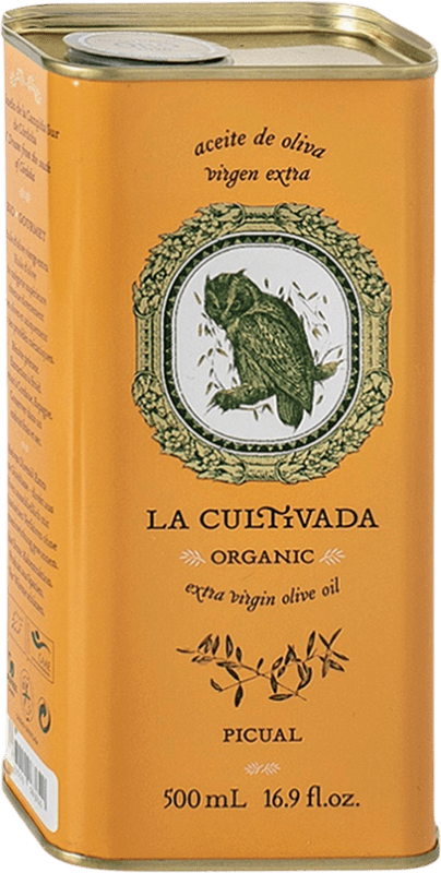 Envio grátis | Azeite de Oliva La Cultivada Andaluzia Espanha Picual Lata 50 cl