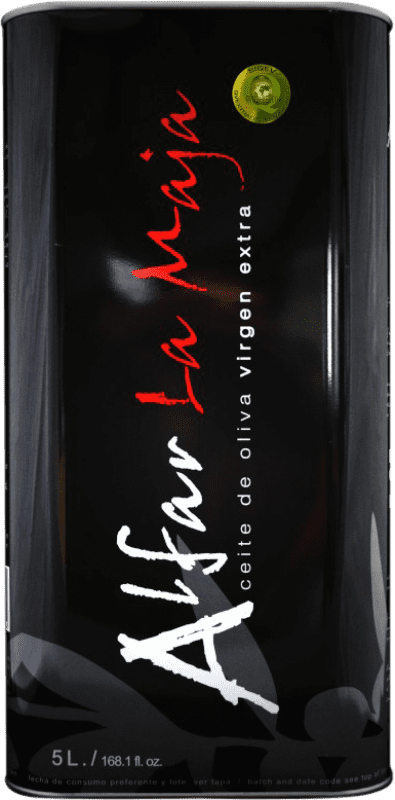 49,95 € | Оливковое масло La Maja Alfar D.O. Navarra Наварра Испания Arbequina Жестяная банка 5 L