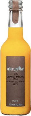 飲み物とミキサー Alain Milliat Néctar de Naranja Vidrio 3分の1リットルのボトル 33 cl