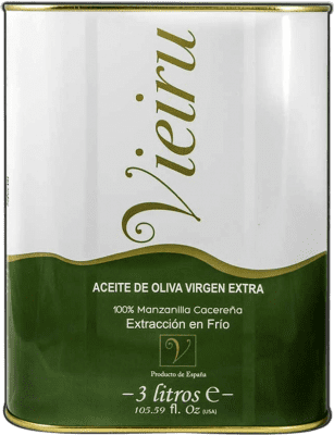 Envío gratis | Aceite de Oliva As Pontis Vieiru AOVE Virgen Extra Extremadura España Manzanilla Lata Especial 3 L