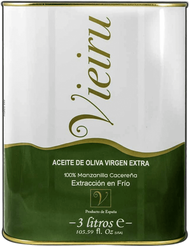 67,95 € | Olive Oil As Pontis Vieiru Estremadura Spain Manzanilla Special Can 3 L