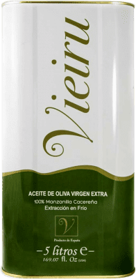 Envío gratis | Aceite de Oliva As Pontis Vieiru AOVE Virgen Extra Extremadura España Manzanilla Lata Especial 5 L