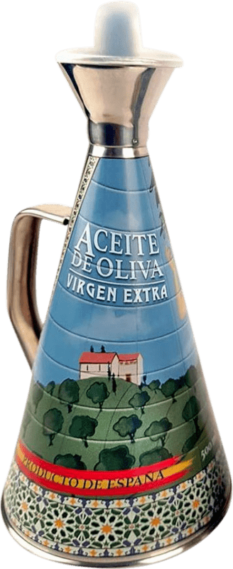 22,95 € | Huile d'Olive Baeturia Organic Alcuza Jarra Caneca — Chope Cruche, HOVE Vierge Extra Estrémadure Espagne Morisca Eco — Biologique Bouteille Medium 50 cl