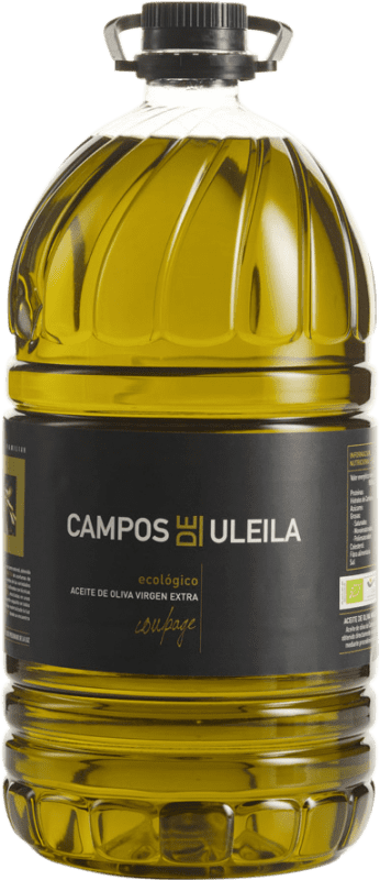 Kostenloser Versand | Olivenöl Campos de Uleila Bio PET Andalusien Spanien Ökologisch Karaffe 5 L