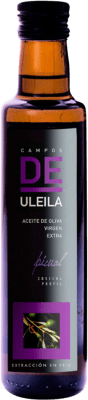 84,95 € | Boîte de 12 unités Huile d'Olive Campos de Uleila Bio Vidrio Andalousie Espagne Picual Petite Bouteille 25 cl