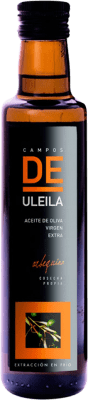Kostenloser Versand | 12 Einheiten Box Olivenöl Campos de Uleila Bio Vidrio Andalusien Spanien Arbequina Ökologisch Kleine Flasche 25 cl