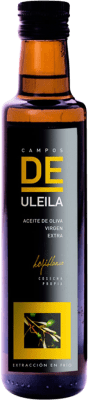 87,95 € | Boîte de 12 unités Huile d'Olive Campos de Uleila Bio Vidrio Andalousie Espagne Hojiblanca Petite Bouteille 25 cl